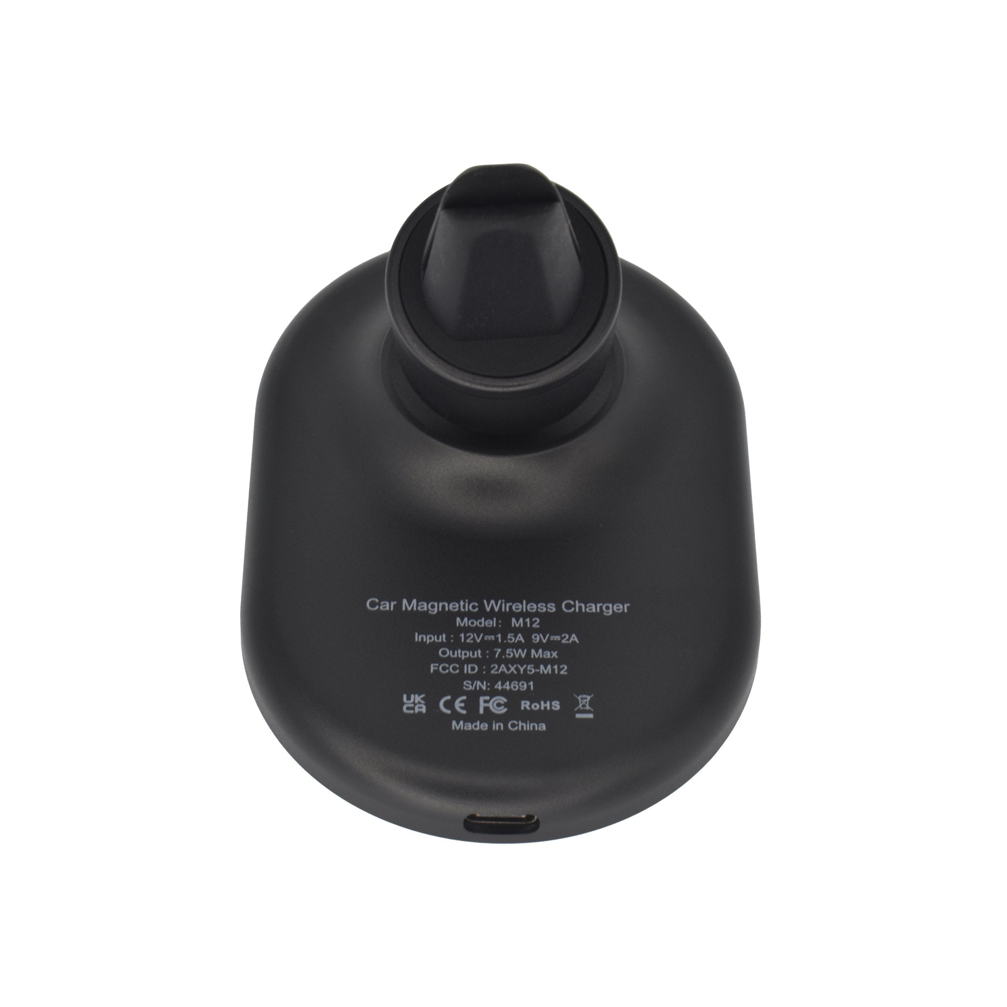 Dviced Magnetic wireless car charger - Black