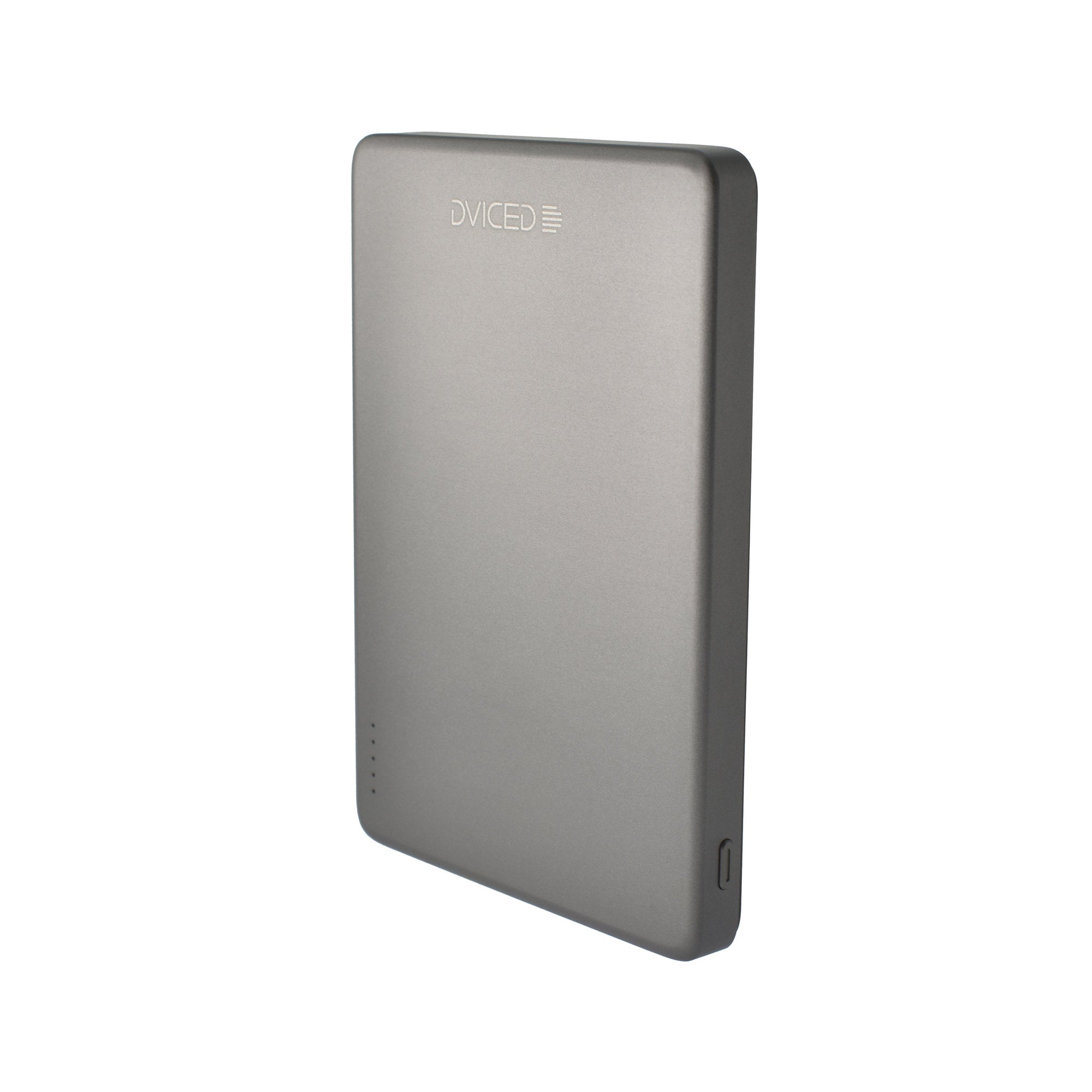 Dviced Ultrathin MagSafe Power bank 5000mAh - Black/Grey