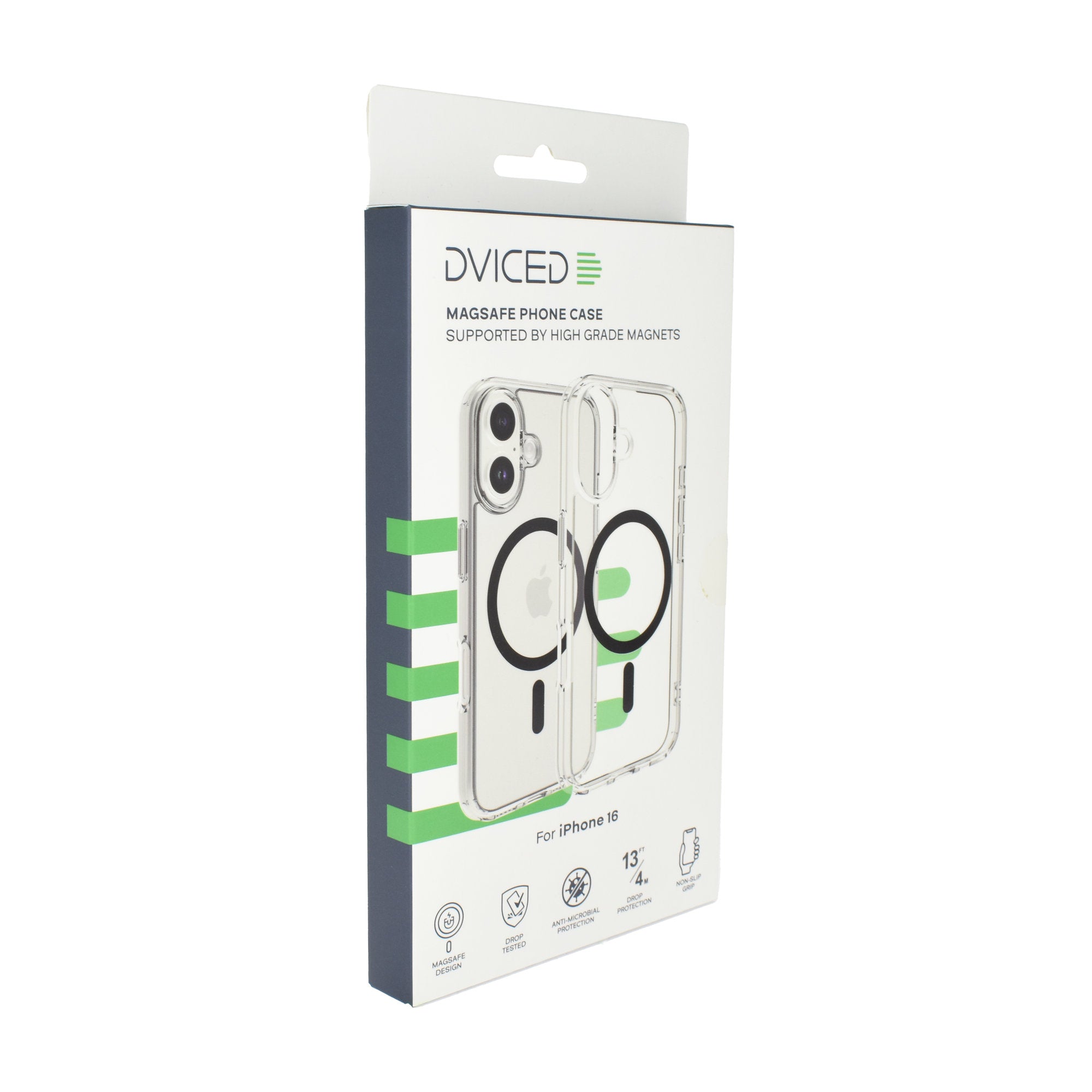 Dviced Magsafe iPhone 16 clear case - Black