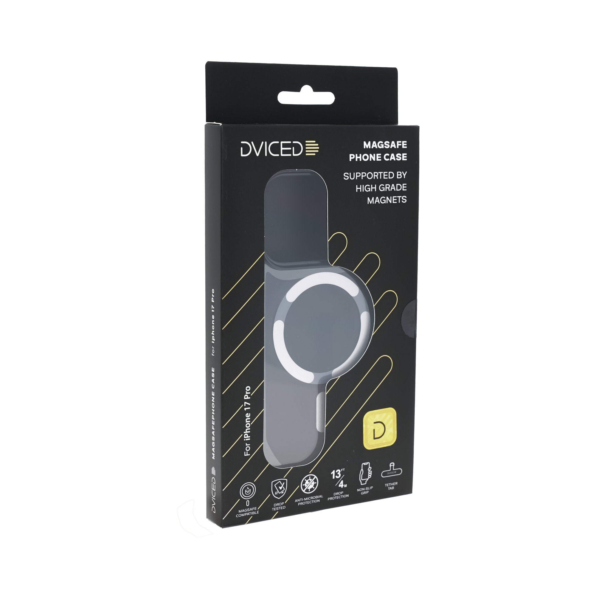 Dviced MagSafe iPhone 17 Pro smoke case - Silver