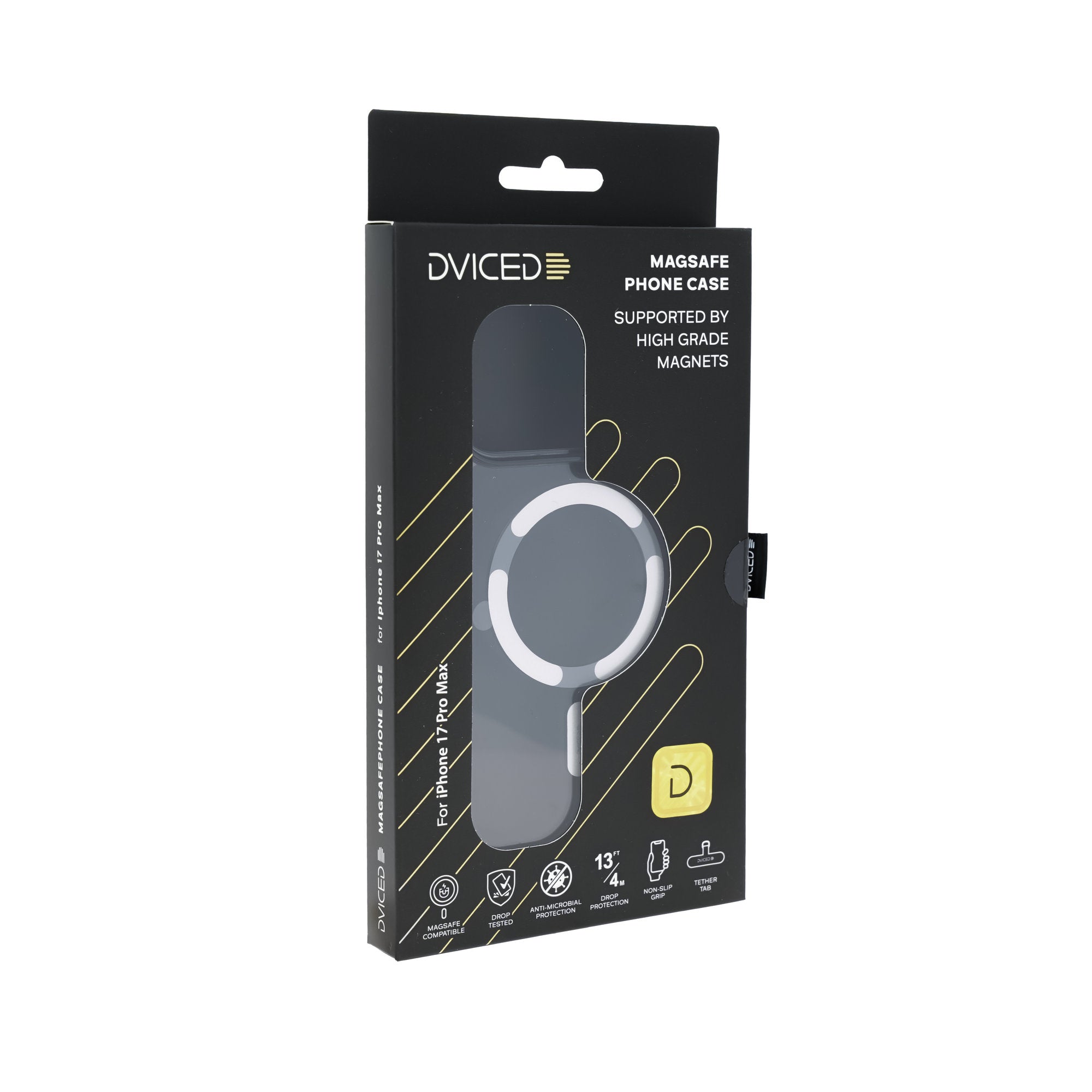 Dviced MagSafe iPhone 17 Pro Max smoke case - Silver