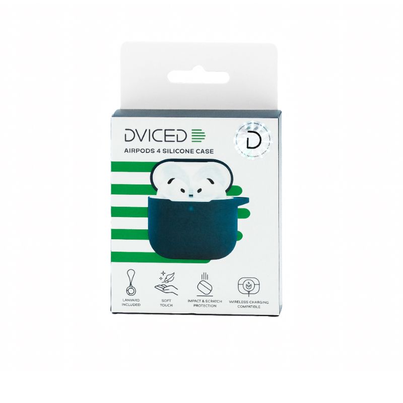 Dviced AirPods 4 Silicone Case - Blue