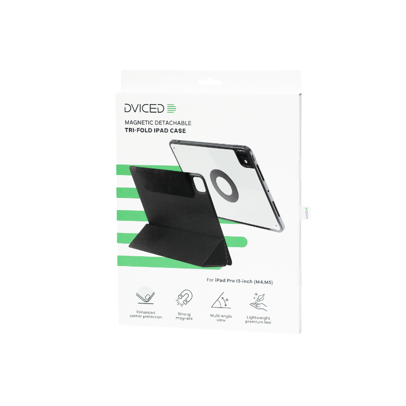 Dviced Hybrid case for iPad Pro 13-inch (M4,M5) - Black