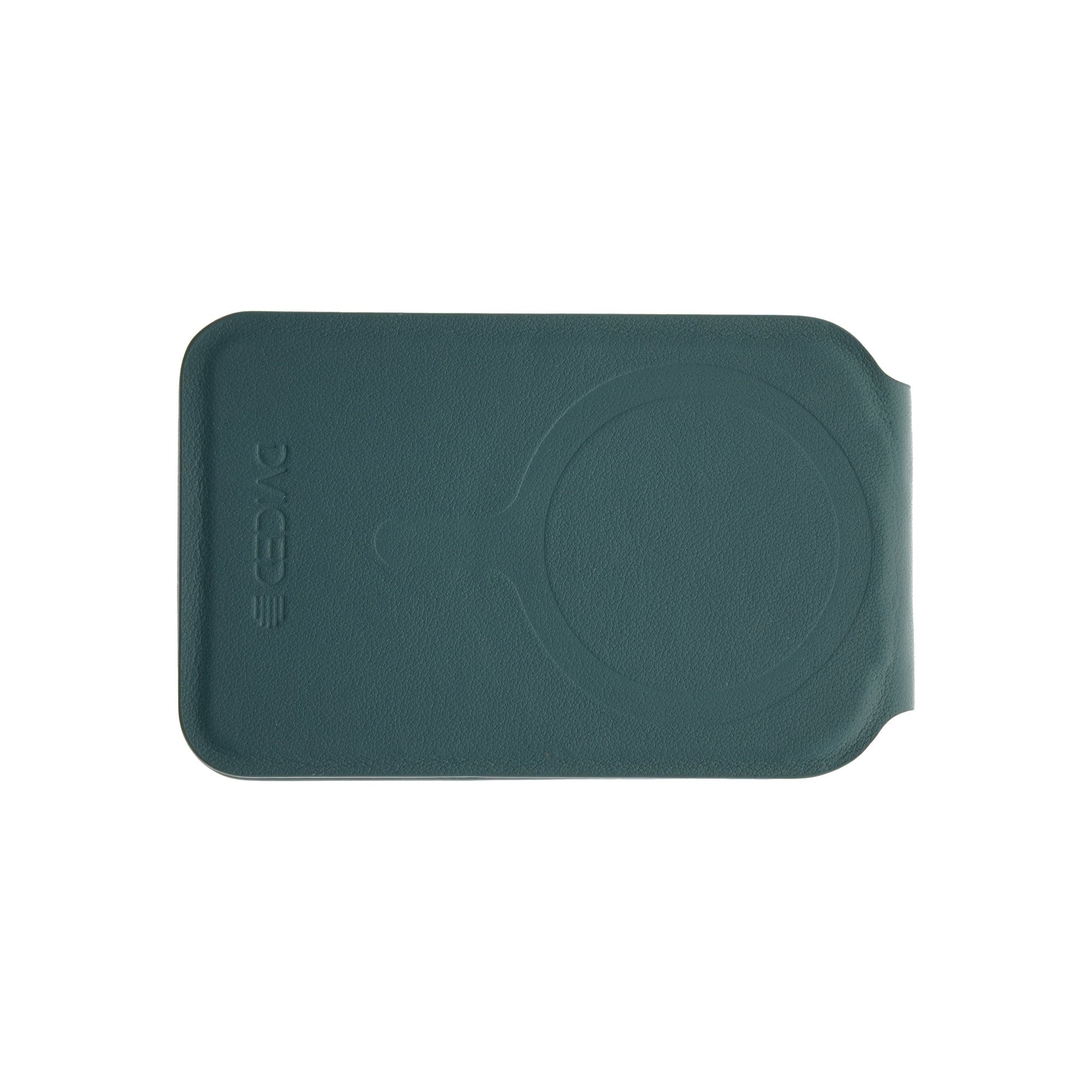 Dviced Leather magsafe foldable cardholder - Blue