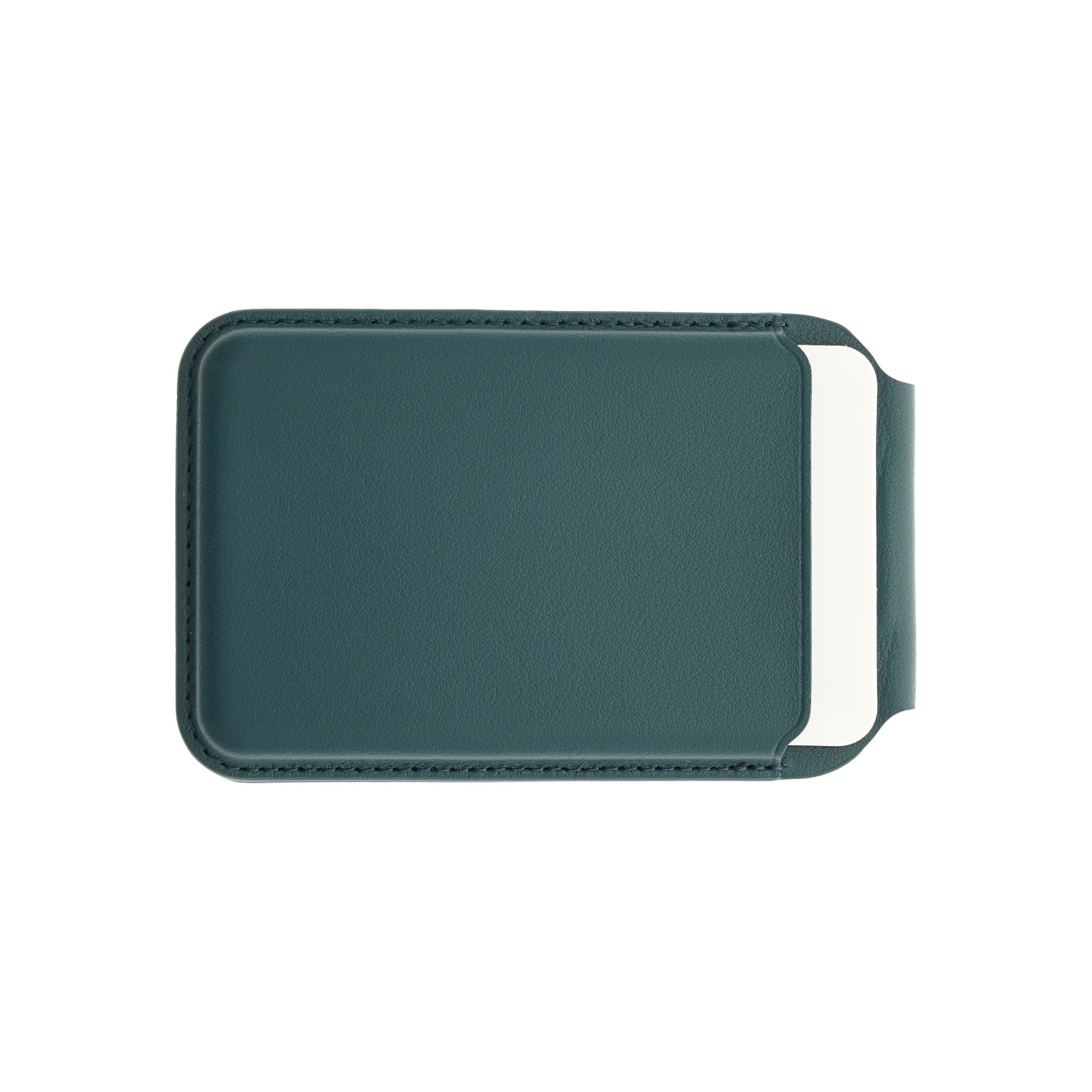 Dviced Leather magsafe foldable cardholder - Blue