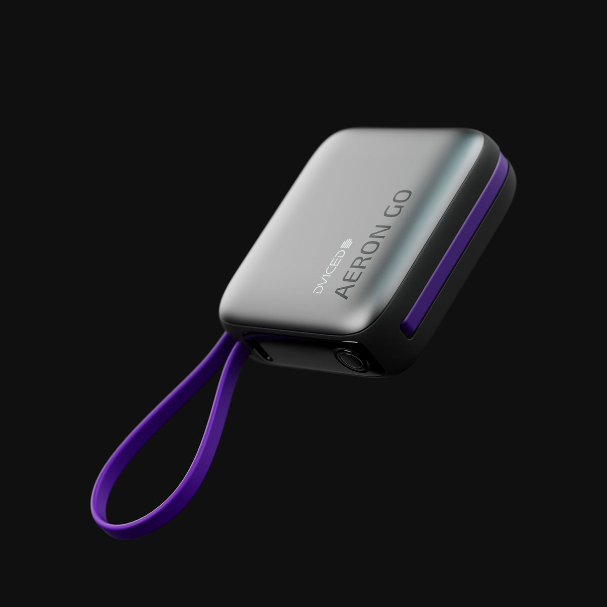 Dviced AERON GO 10000mAh Power Bank with Built-in Cable & 45W PD Charger - Silver