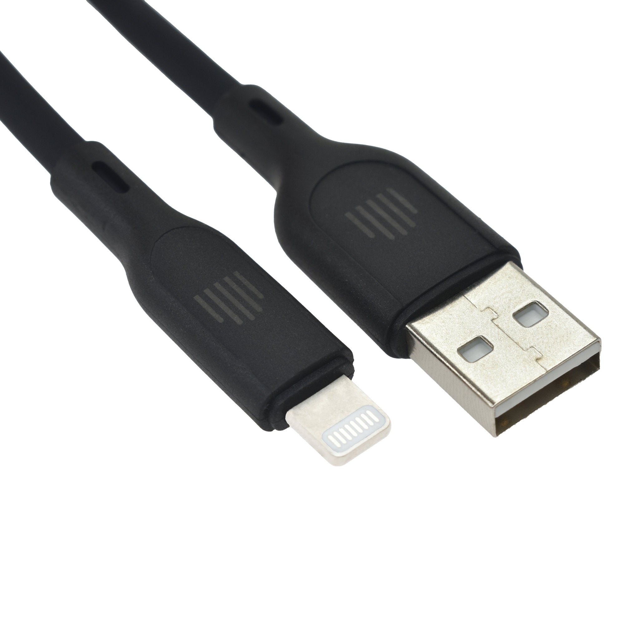Dviced Cable USB-A to Lightning silicone 1,25m - Black