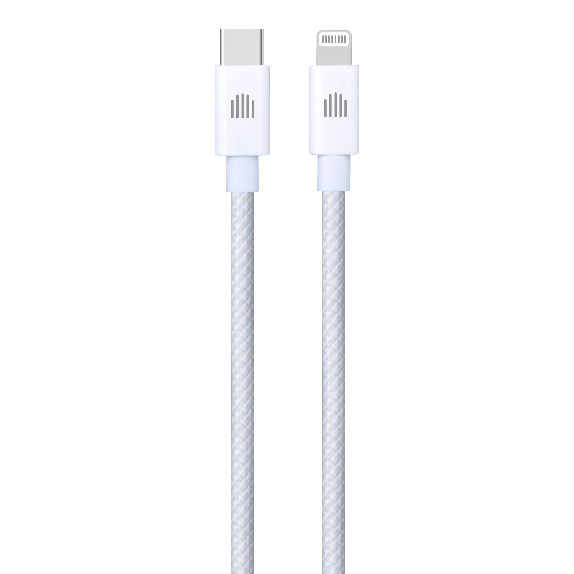 Dviced Cable USB-C to Lightning Nylon Textile 1,25m - White