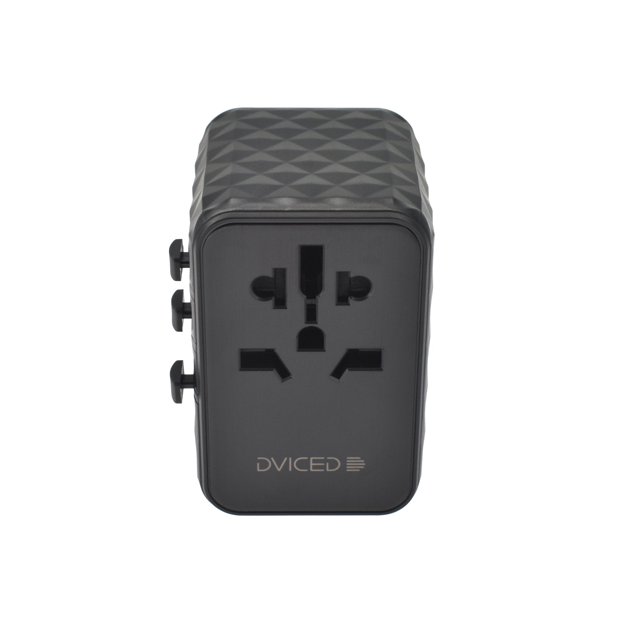 Dviced Universal travel adapter 65W GaN - Black