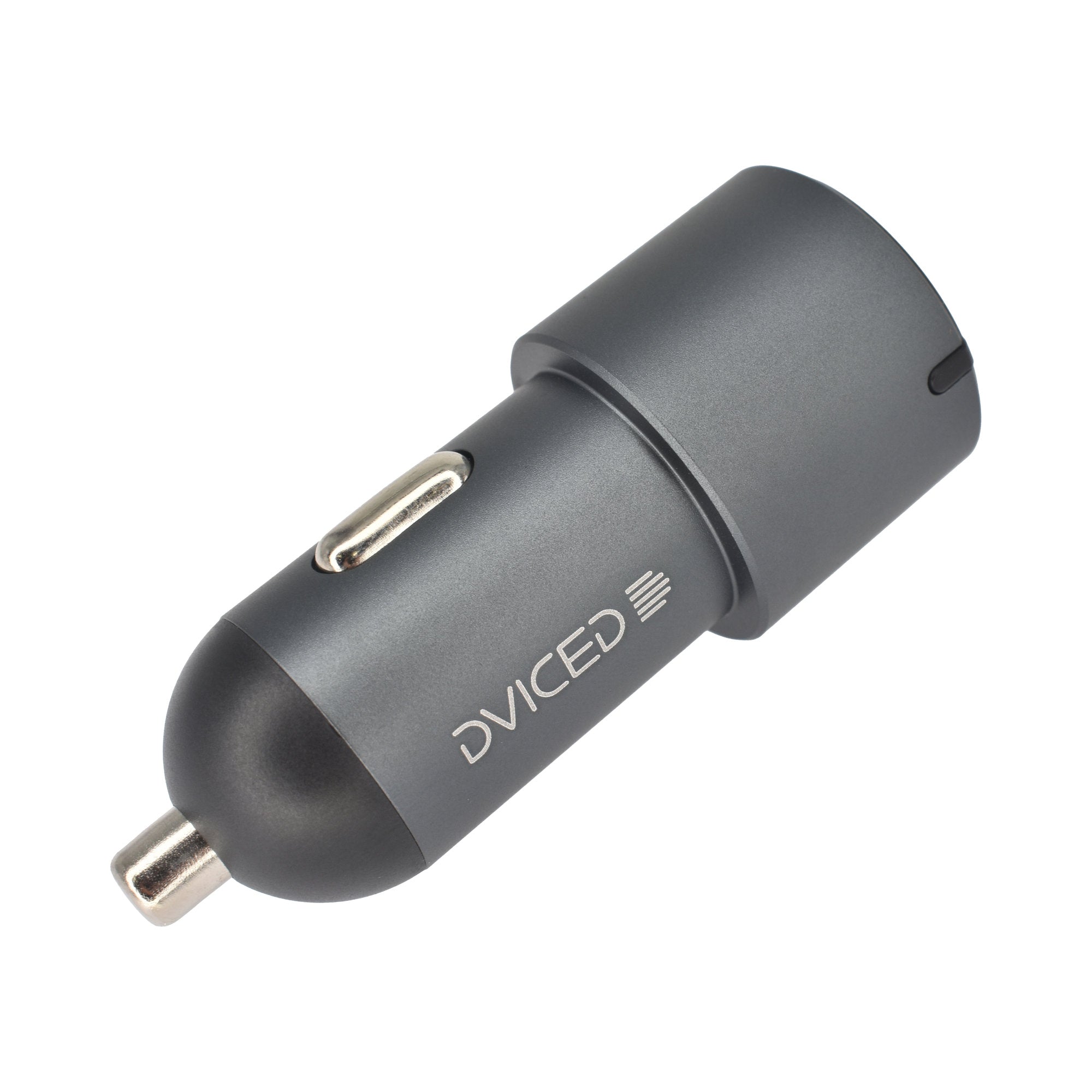 Dviced Car charger 60W 1 USB-A, 2 USB-C - Gray