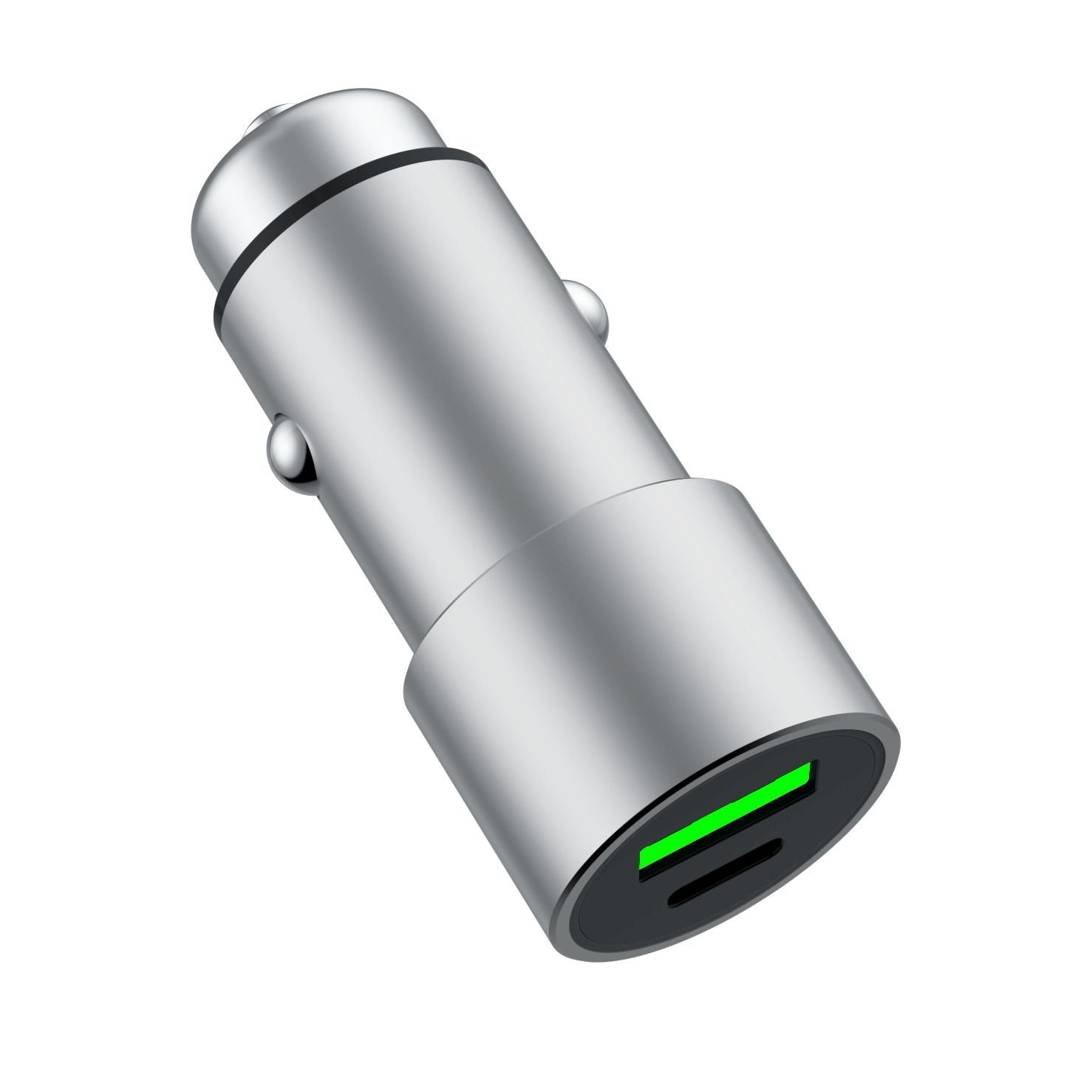 Dviced Car charger 60W 1 USB-A, 2 USB-C - Gray