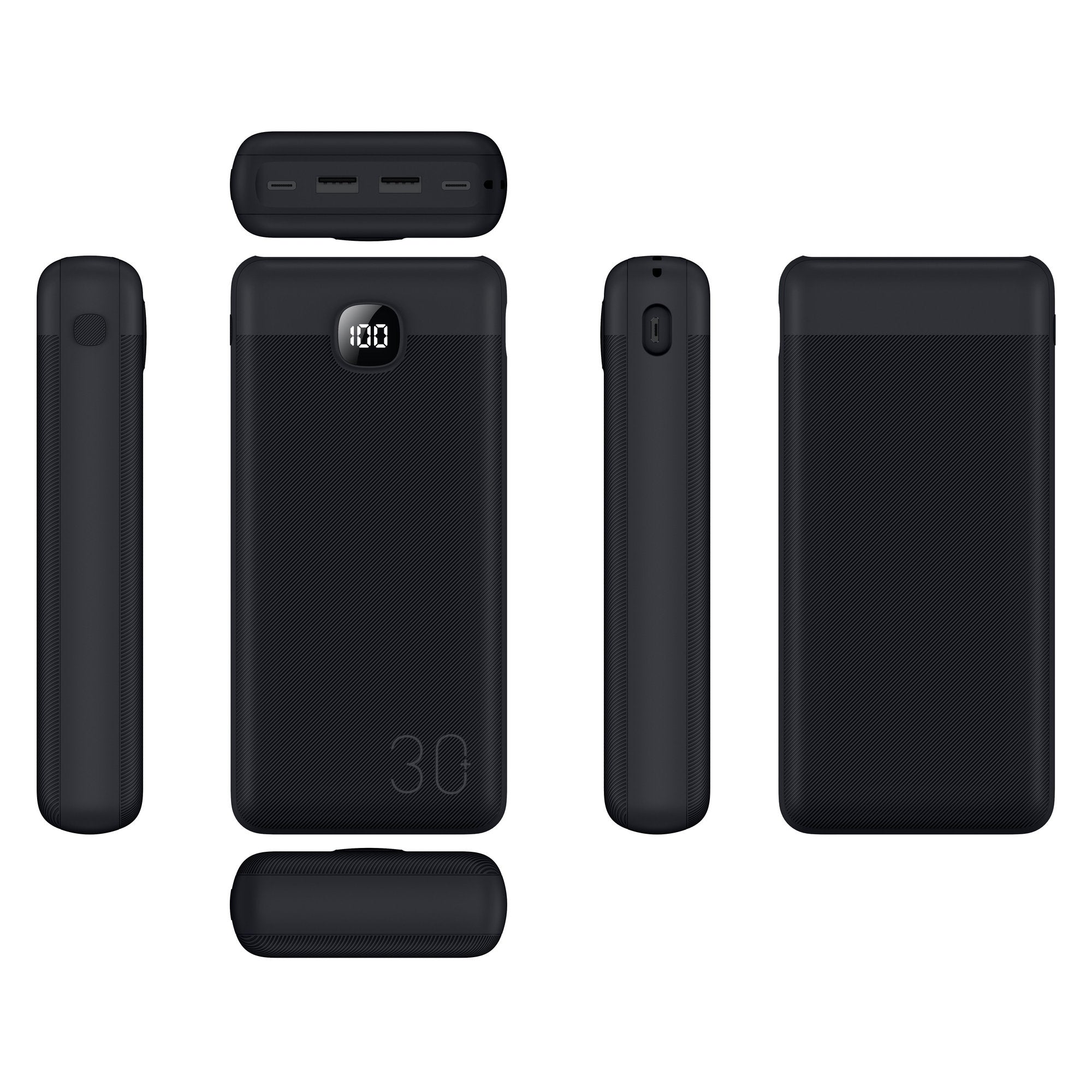 Dviced Power bank 30000mAh - Black