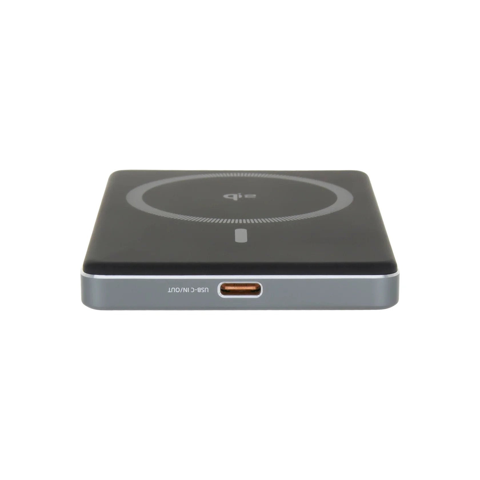 Dviced Qi2 Ultrathin MagSafe Power bank 5000mAh - Black/Grey