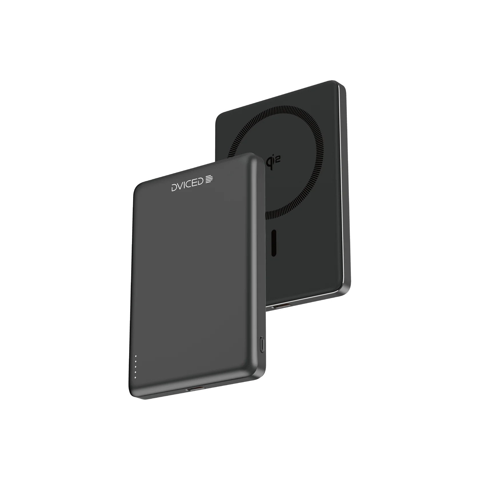 Dviced Qi2 Ultrathin MagSafe Power bank 5000mAh - Black