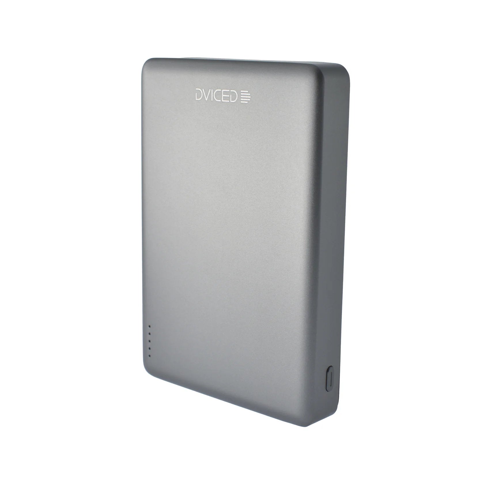 Dviced Qi2 Ultrathin MagSafe Power bank 10000mAh - Black/Grey