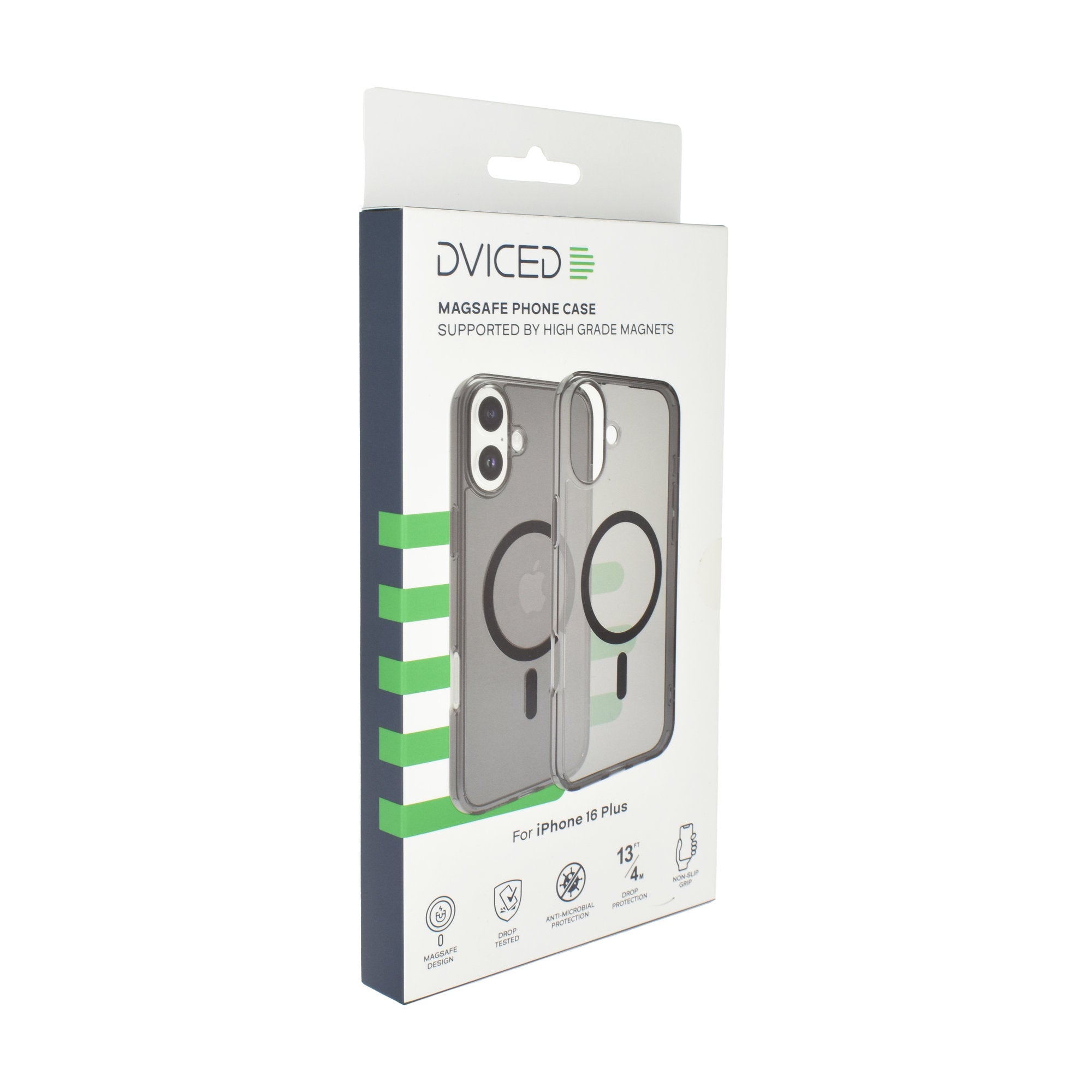 Dviced Magsafe iPhone 16 Plus smoke case - Black