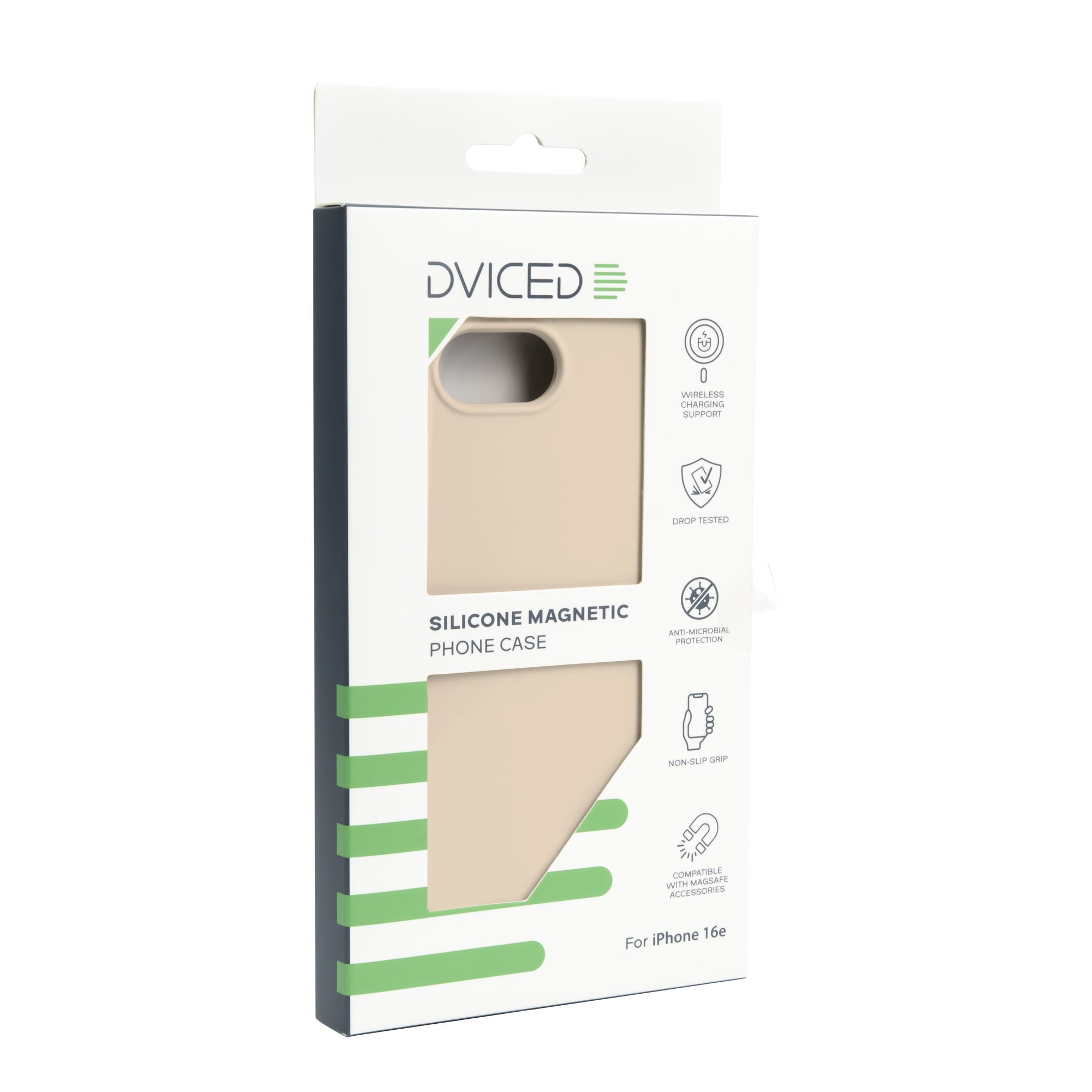 Dviced Silicone Magnetic iPhone 17/16e case - Beige