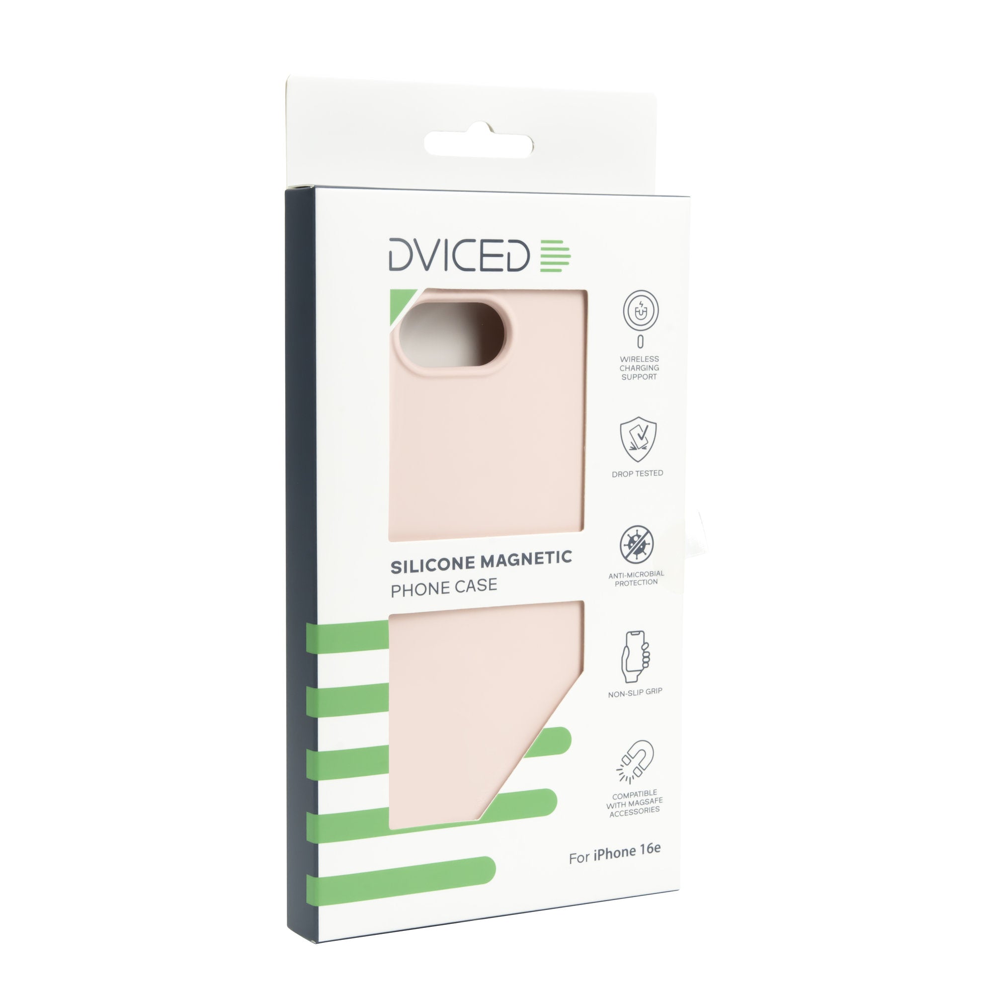Dviced Silicone Magnetic iPhone 17/16e case - Pink