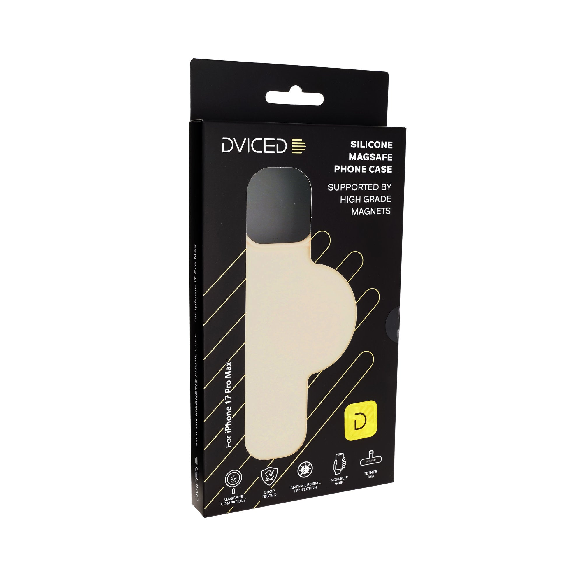 Dviced Silicone MagSafe iPhone 17 Pro Max case - Beige