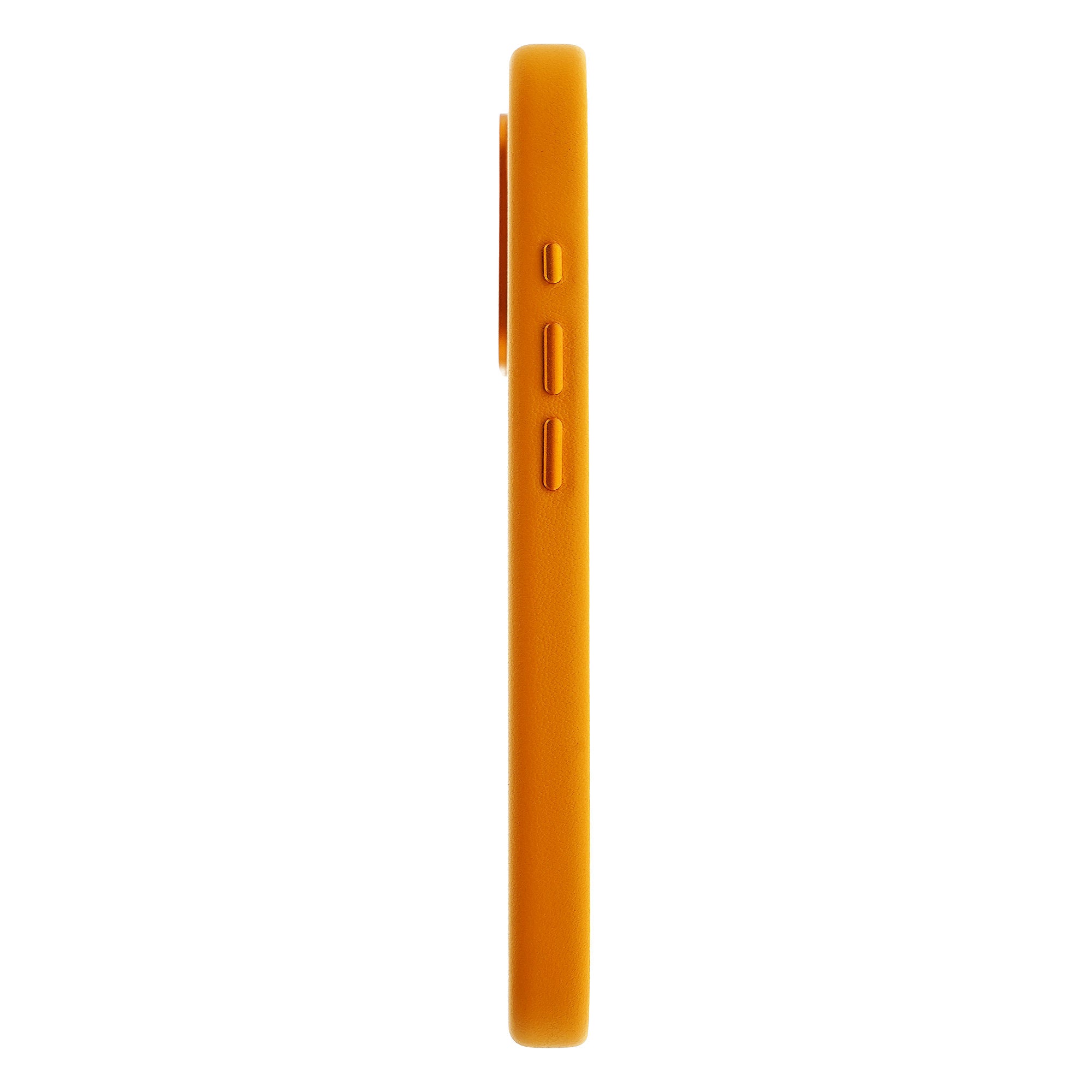 Dviced Leather case with magsafe for iPhone 16 Pro Max - Orange