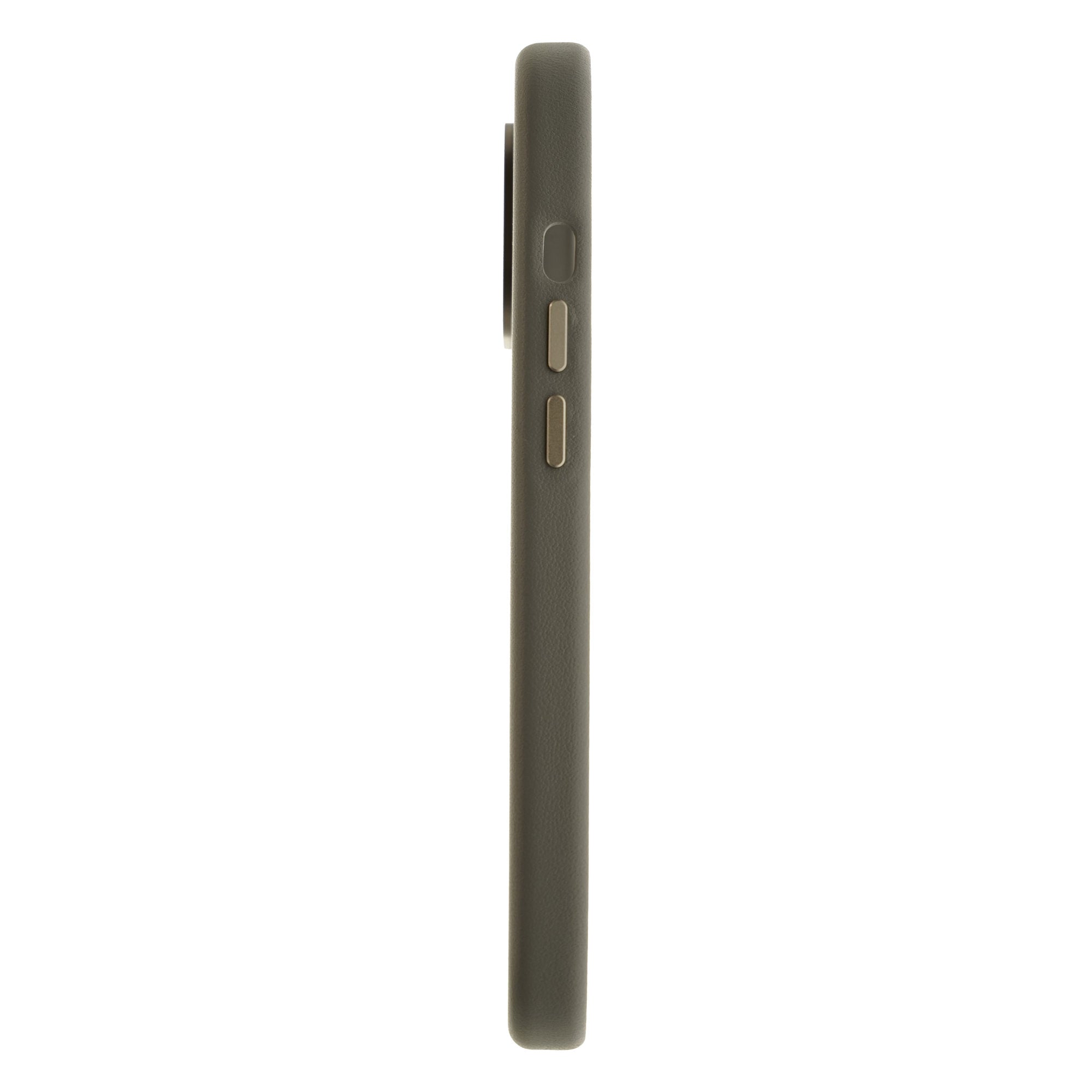 Dviced Leather case with magsafe for iPhone 15 - Grey