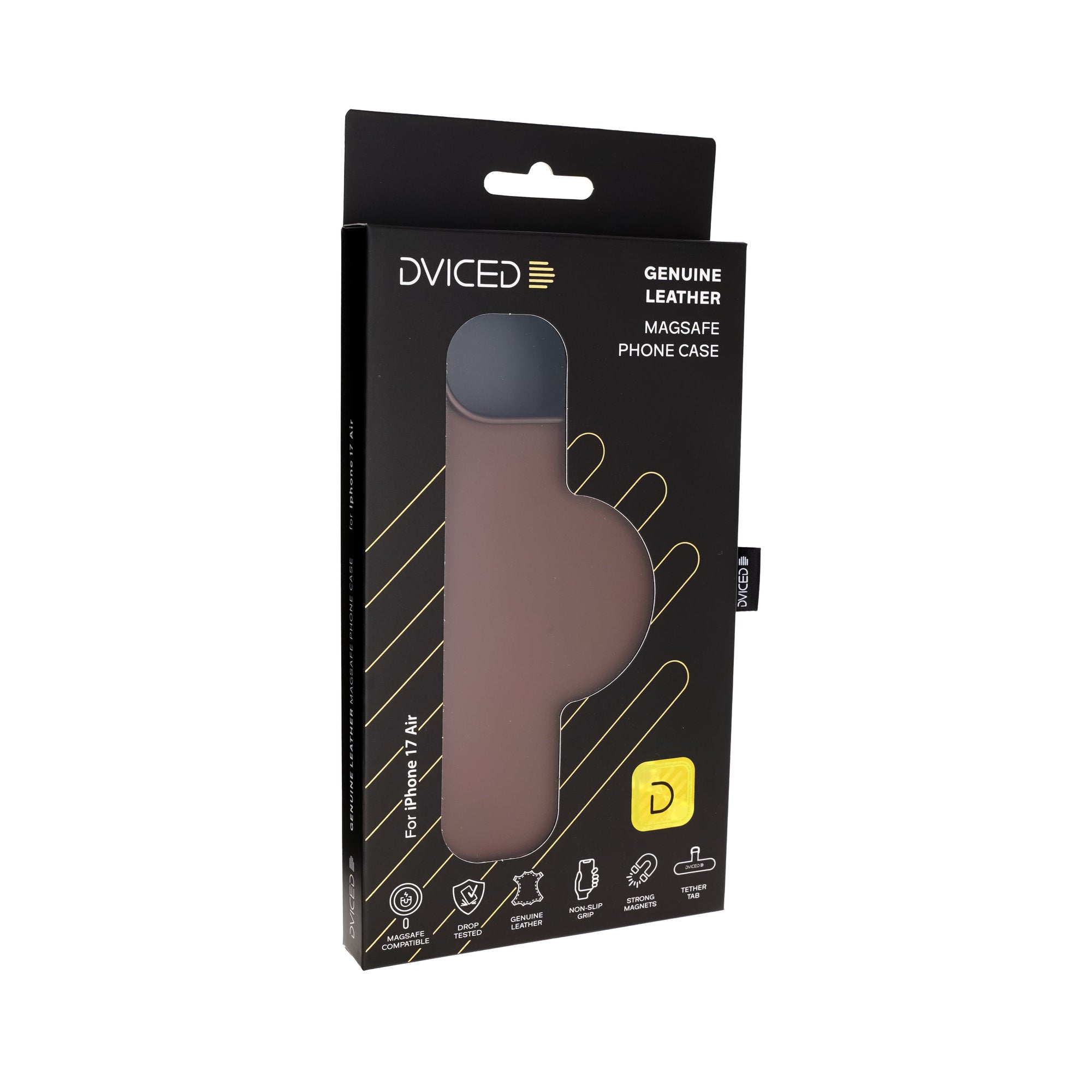 Dviced Leather MagSafe iPhone Air case - Brown