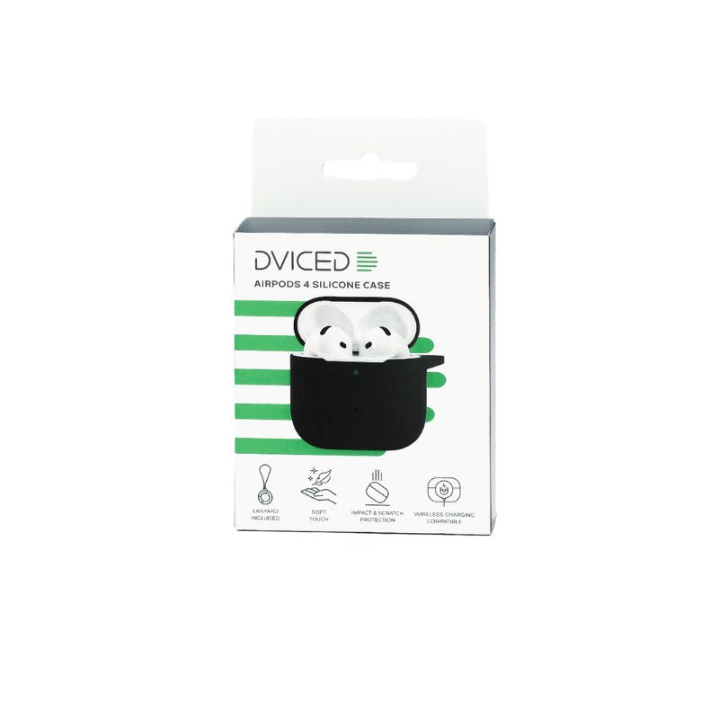 Dviced AirPods 4 Silicone Case - Black