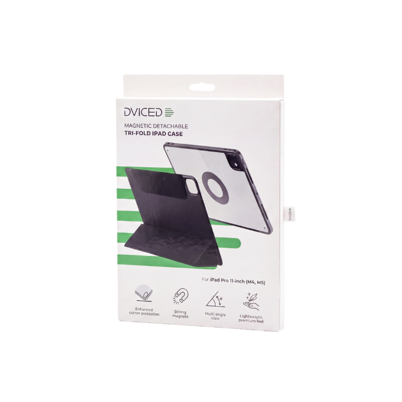 Dviced Hybrid case for iPad Pro 11-inch (M4,M5) - Black