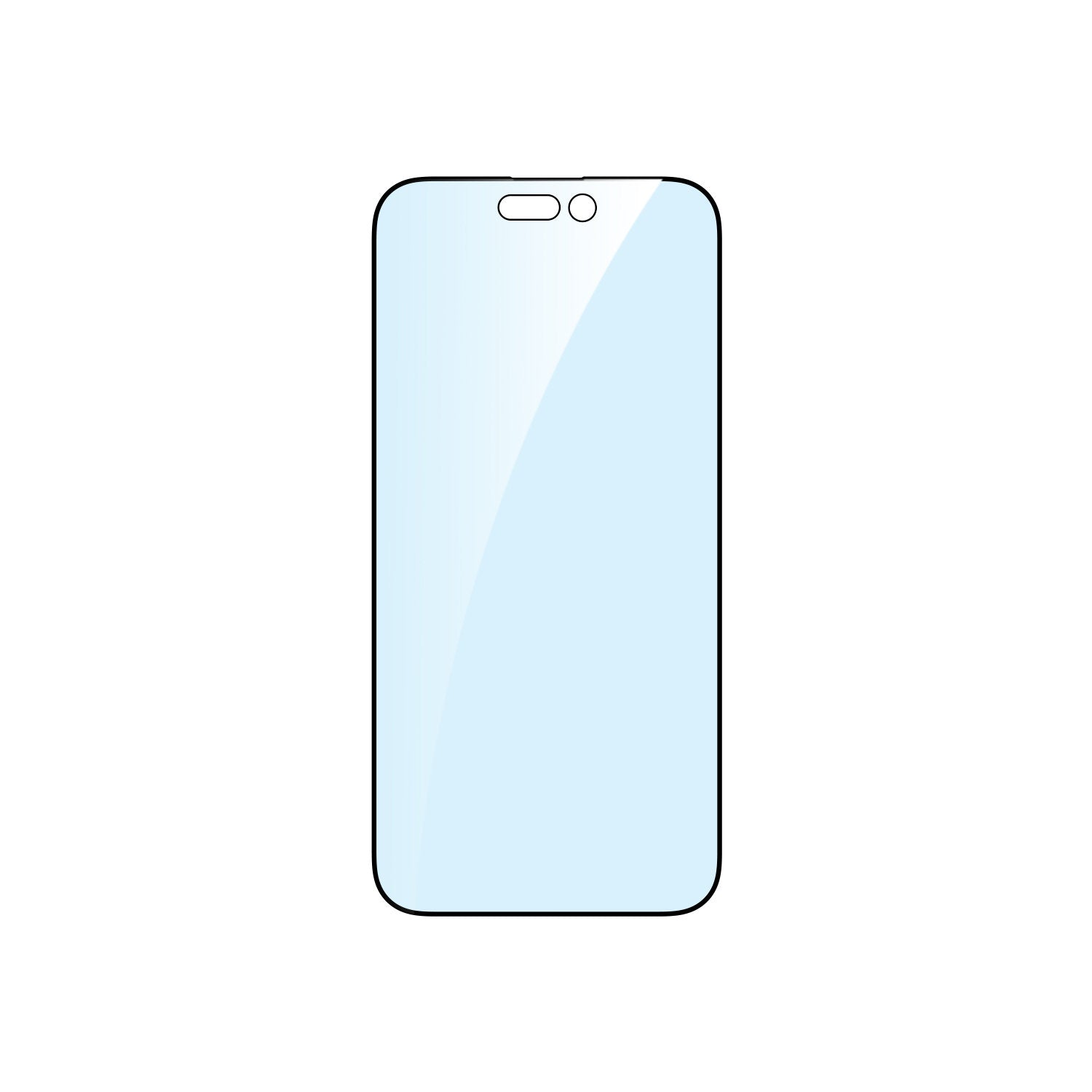 Dviced anti-blue light tempered glass screen protector edge to edge for iPhone 16 with applicator