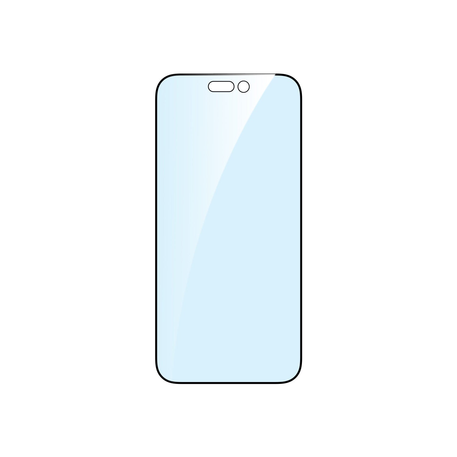 Dviced anti-blue light tempered glass screen protector edge to edge for iPhone 16 Pro with applicator