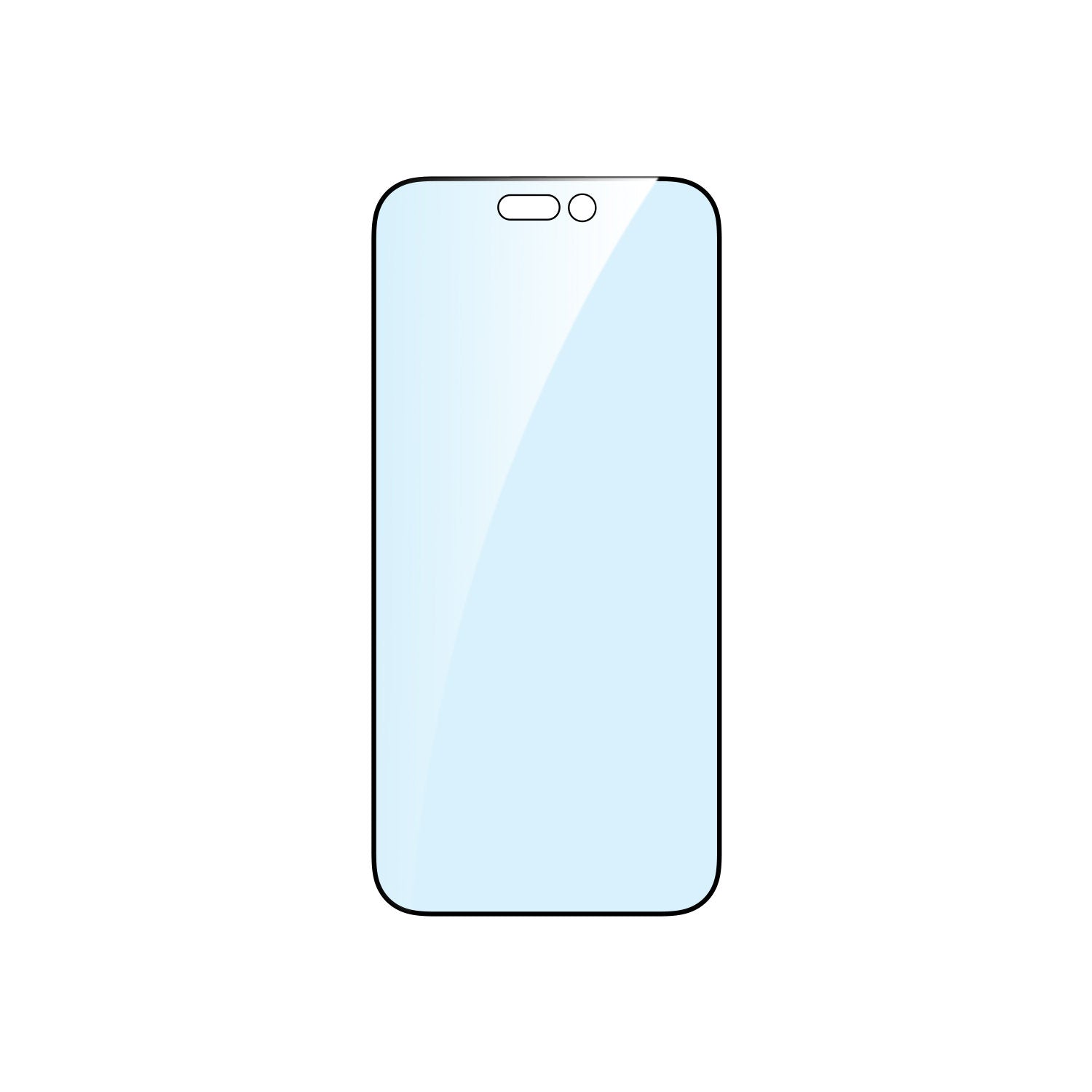 Dviced anti-blue light tempered glass screen protector edge to edge for iPhone 16 Pro Max with applicator