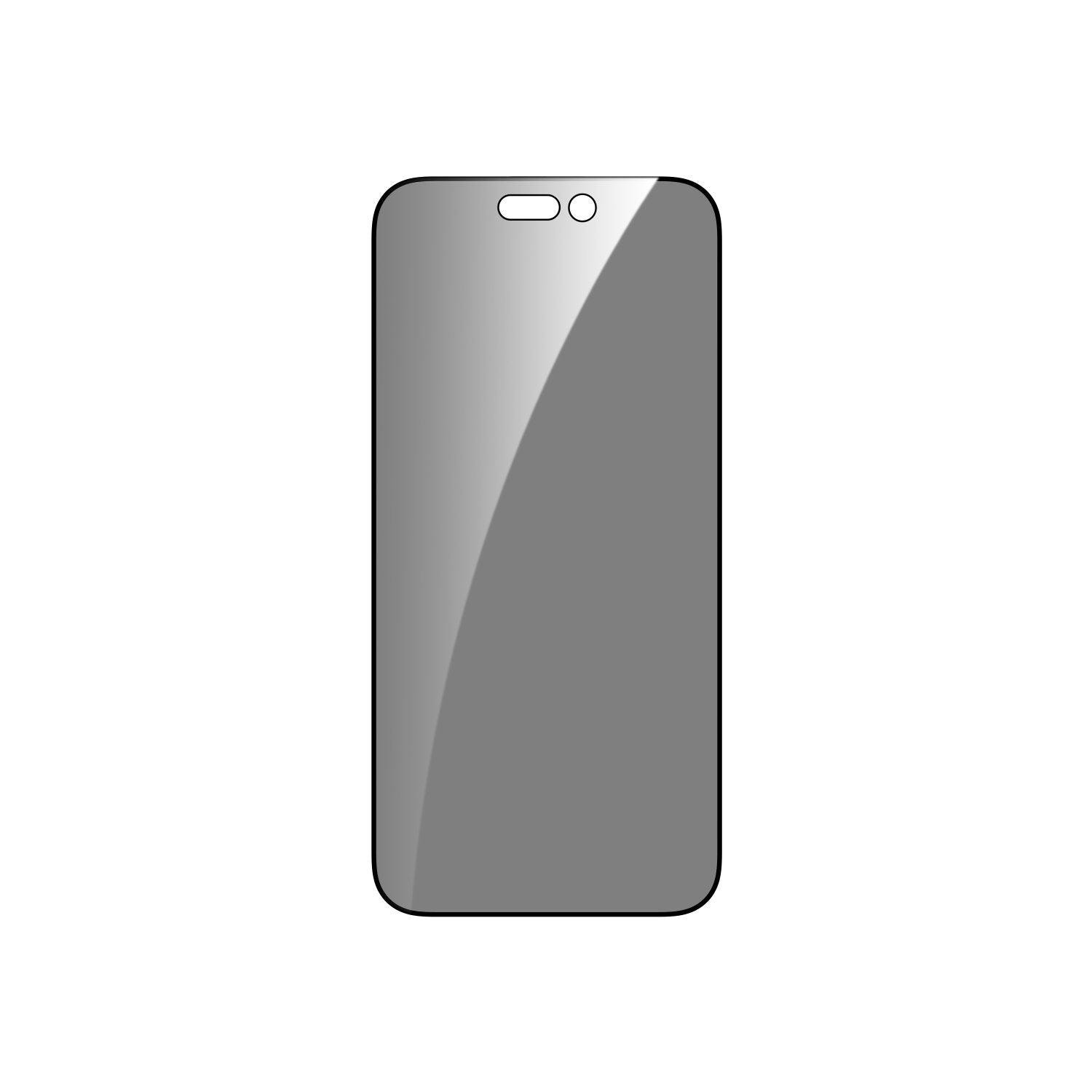 Dviced privacy tempered glass screen protector edge to edge for iPhone 16 Pro Max with applicator