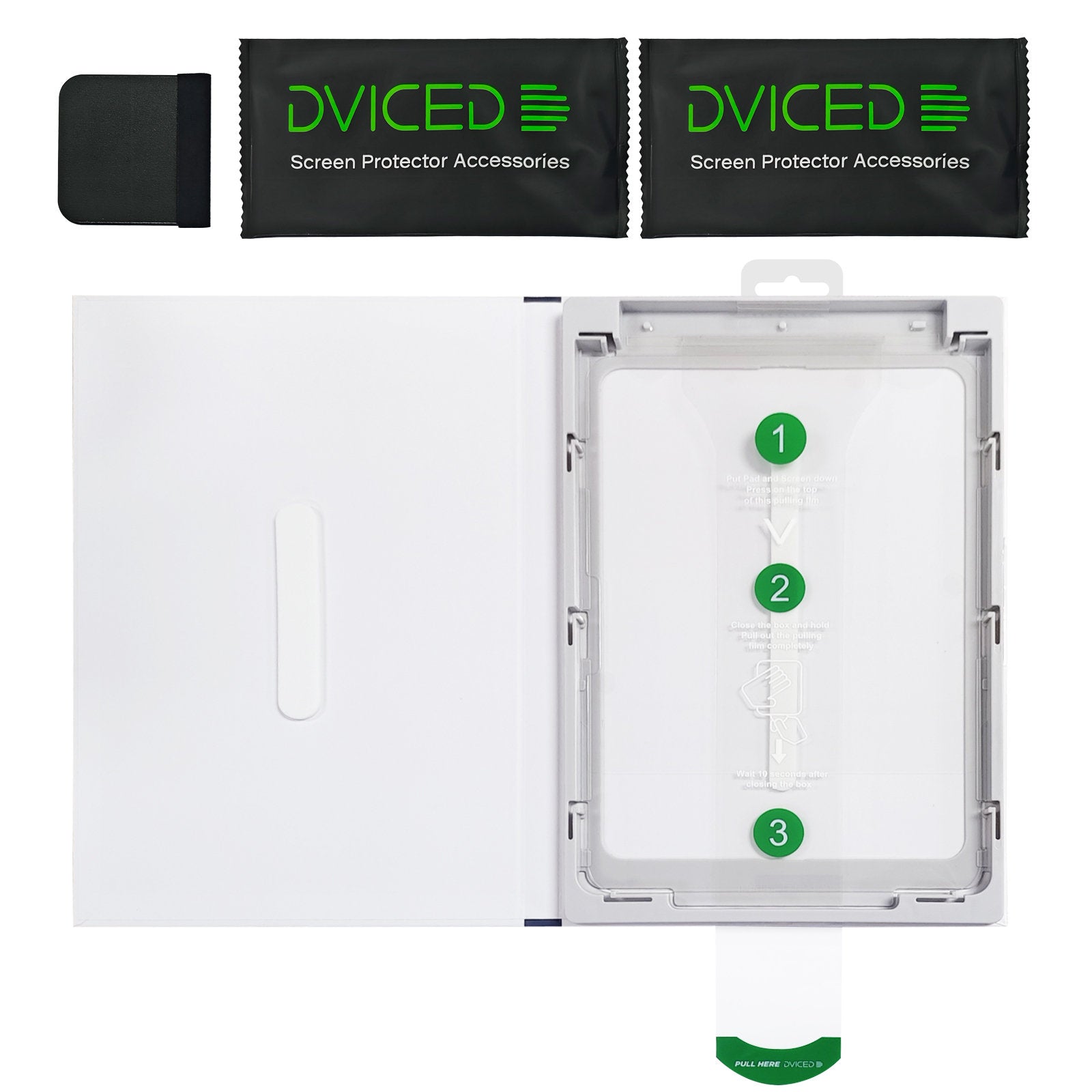 Dviced Tempered glass screen protector for iPad Air 11-inch with dust-free applicator