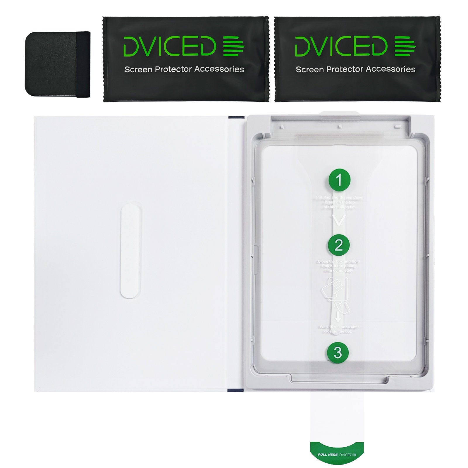Dviced Tempered glass screen protector for iPad Pro 11-inch with dust-free applicator