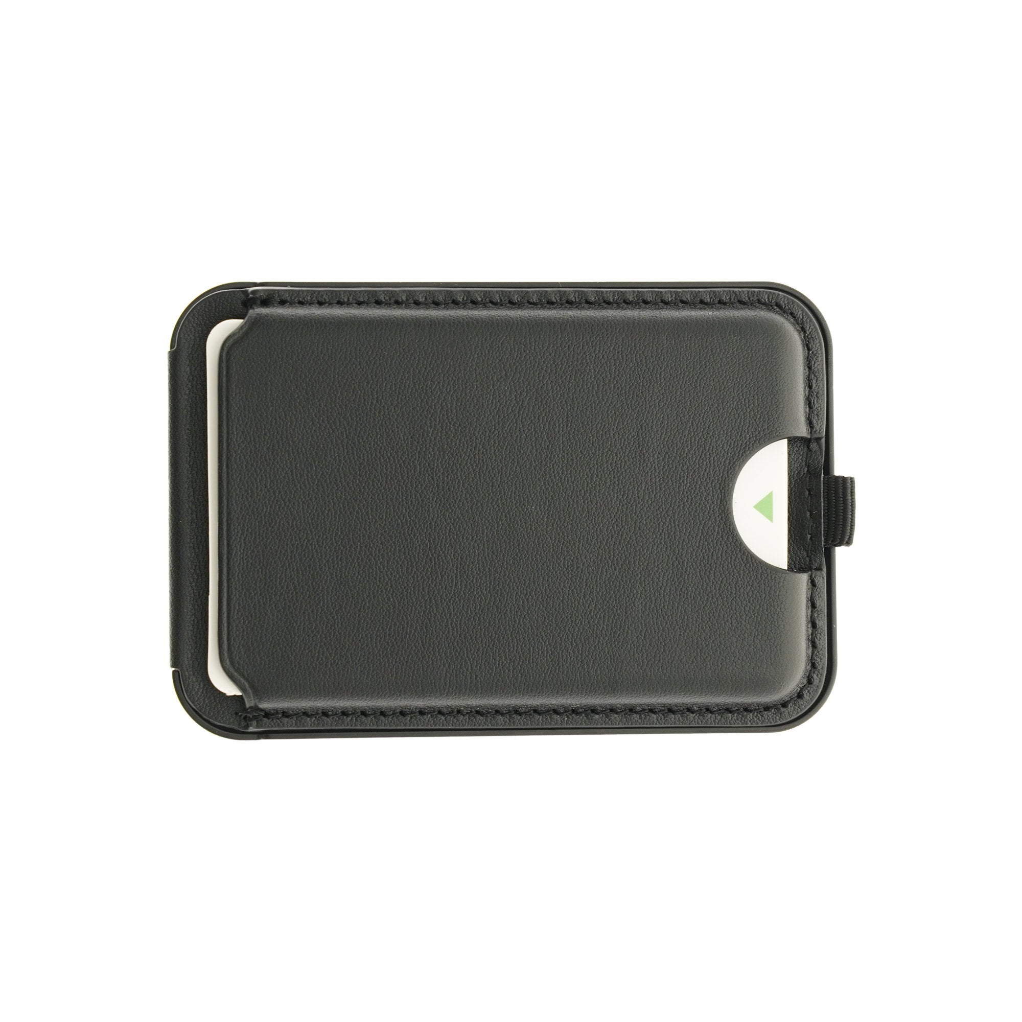 Dviced Leather magsafe foldable cardholder and stand - Black