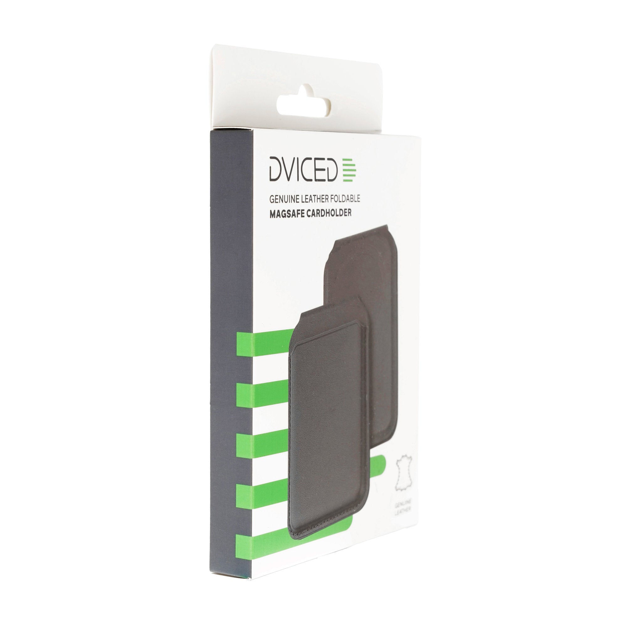 Dviced Leather magsafe foldable cardholder - Blue