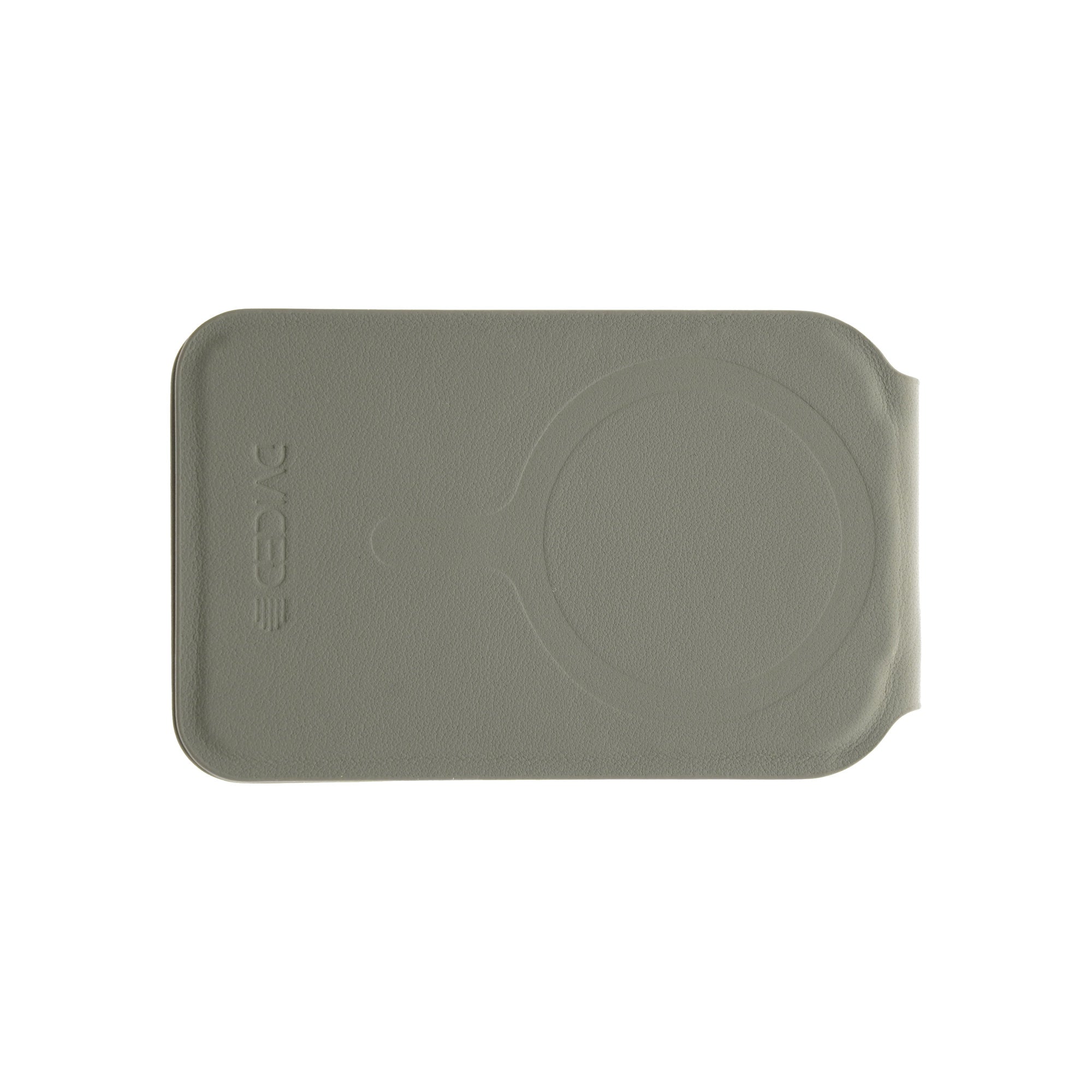 Dviced Leather magsafe foldable cardholder - Grey