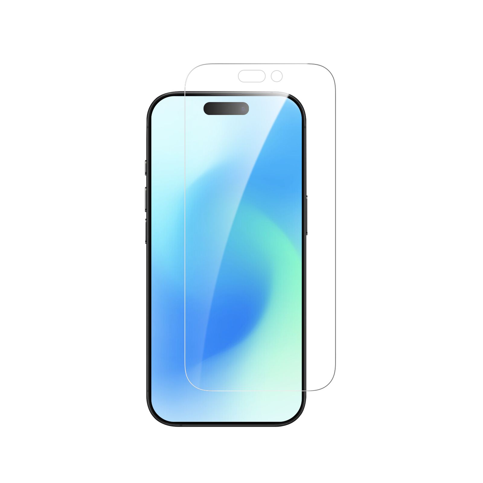 AntiHeat Tempered glass screen protector for iPhone 17 with dust-free applicator