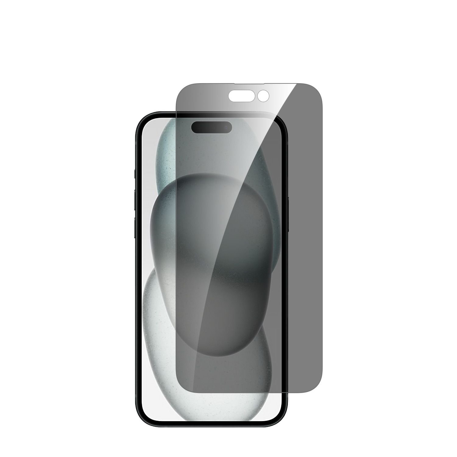 Privacy tempered glass with alignment tool for iPhone 15